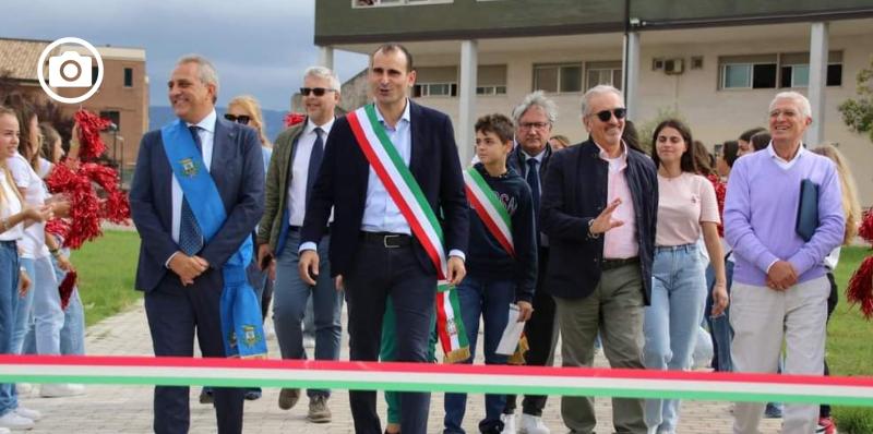 Apricena, inaugurato impianto sportivo dell'Istituto “Federico II”